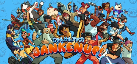JanKenUP! game banner - find where to play in the cloud