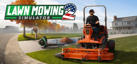 Lawn Mowing Simulator 2 game banner - find where to play in the cloud