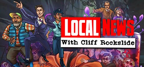 Local News with Cliff Rockslide game banner - find where to play in the cloud