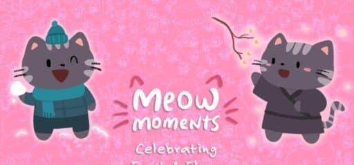Meow Moments: Celebrating Frost & Flora game banner - find out how to play with cloud gaming