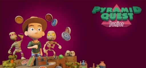 Pyramid Quest Junior game banner - find out how to play with cloud gaming