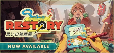 ReStory: Chill Electronics Repairs game banner - find out how to play with cloud gaming