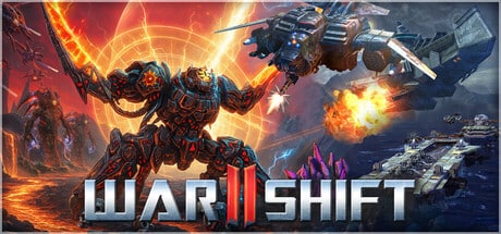 Warshift 2: Machines of Madness game banner - find out how to play with cloud gaming