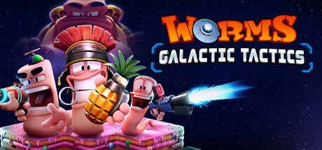 Worms: Galactic Tactics game banner - find out how to play with cloud gaming