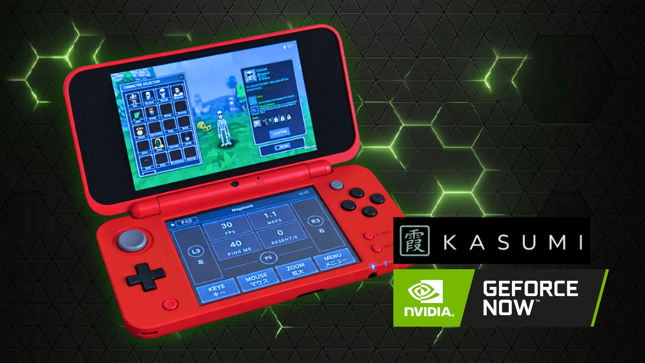 Kasumi, a free open-source homebrew app, streams GeForce NOW games to the New Nintendo 3DS. Here is a look at features, specs, and setup!