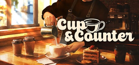 Cup and Counter: Coffee Shop Simulator game banner - find where to play in the cloud