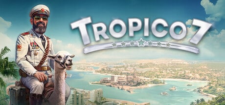 Tropico 7 game banner - find out how to play with cloud gaming